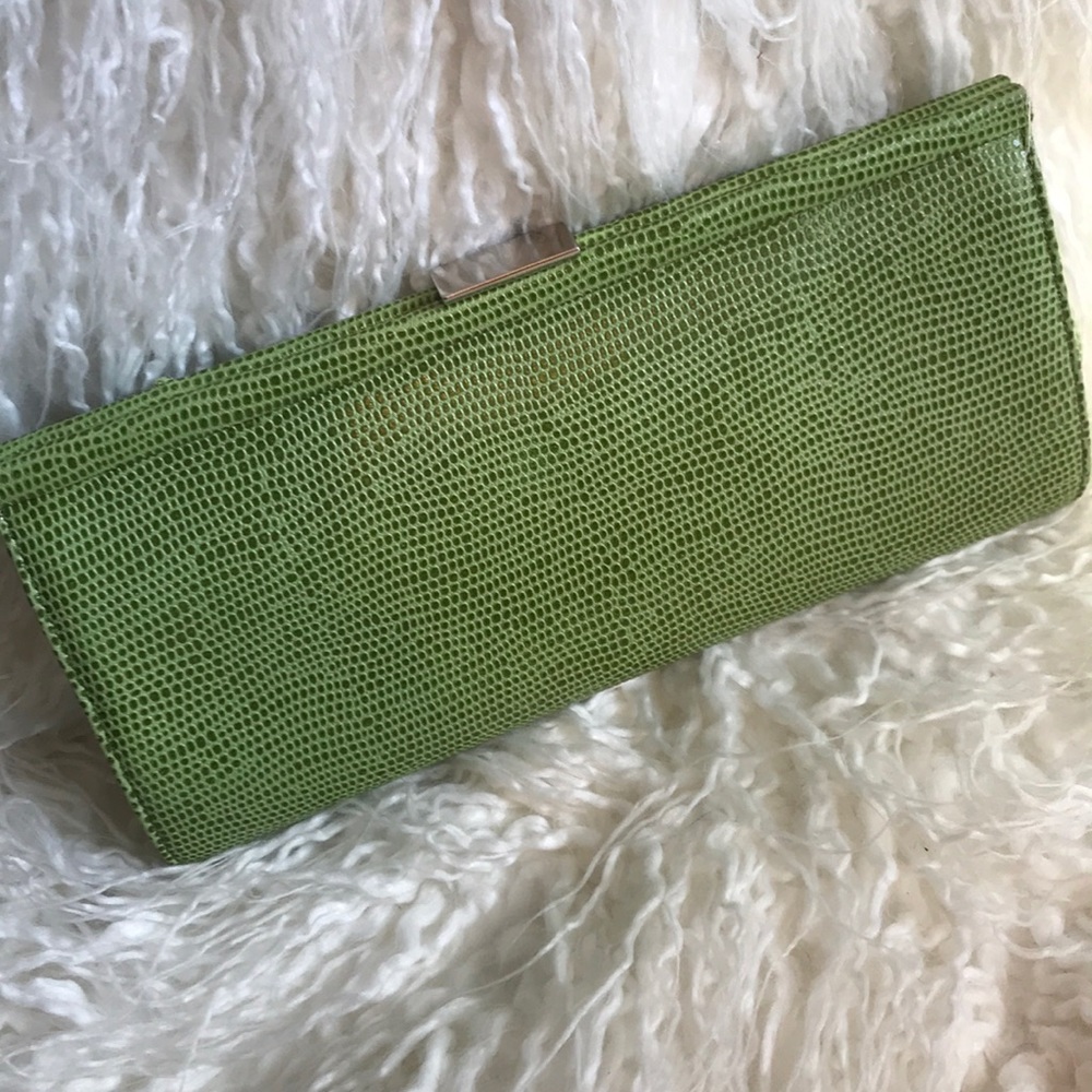 Genuine leather Banana Republic clutch